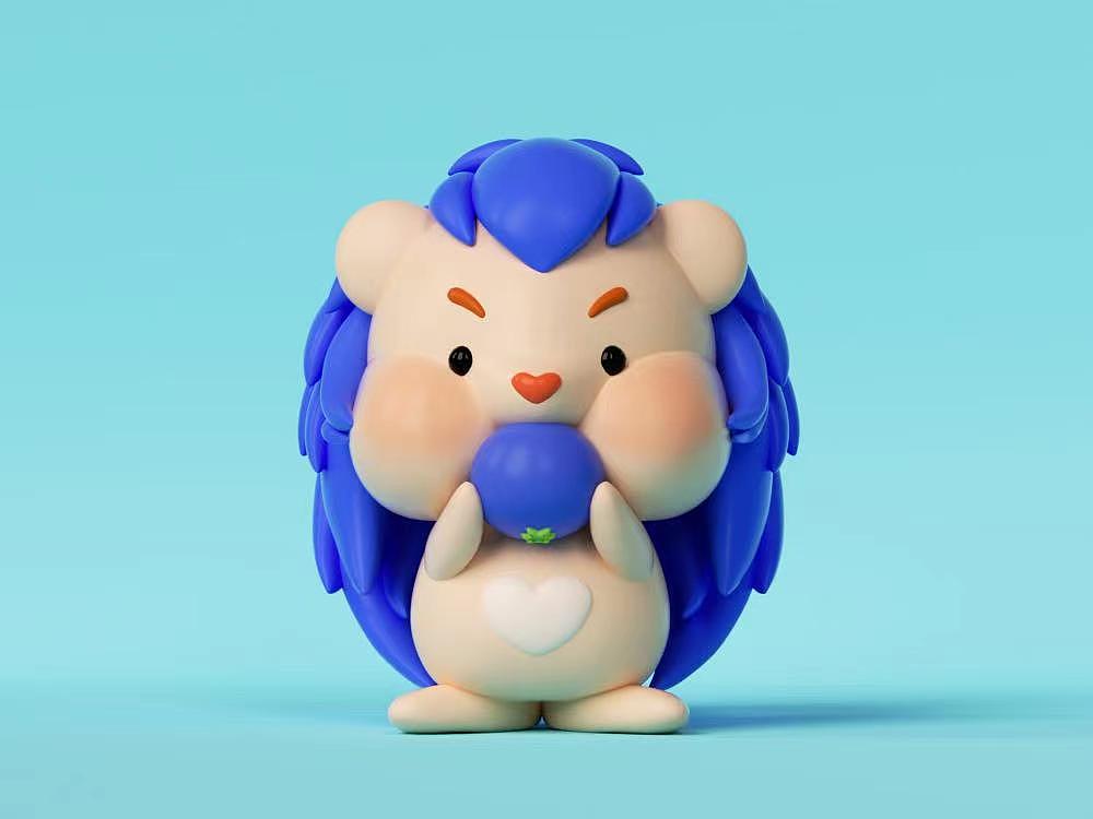 水果品牌IP形象设计-蓝莓