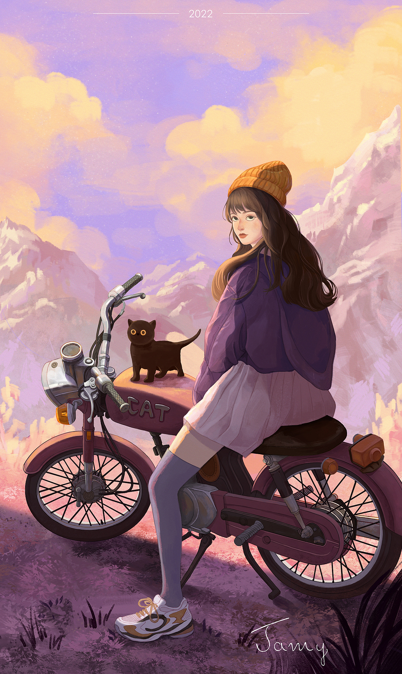 鹿又西|插画年终总结2022