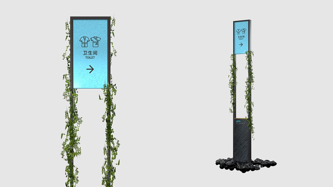 汤头温泉酒店导视系统