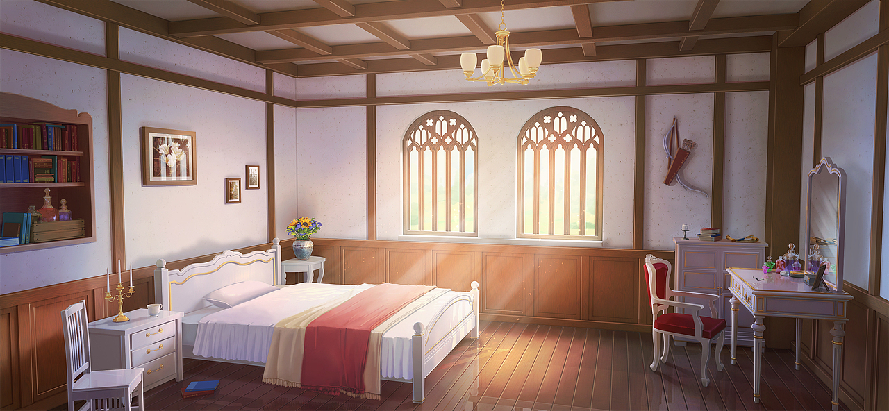 二次元 女猎手房间