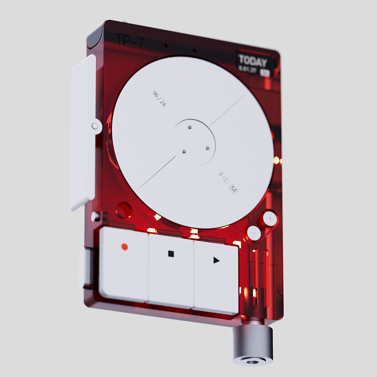 录音机3D分解动画