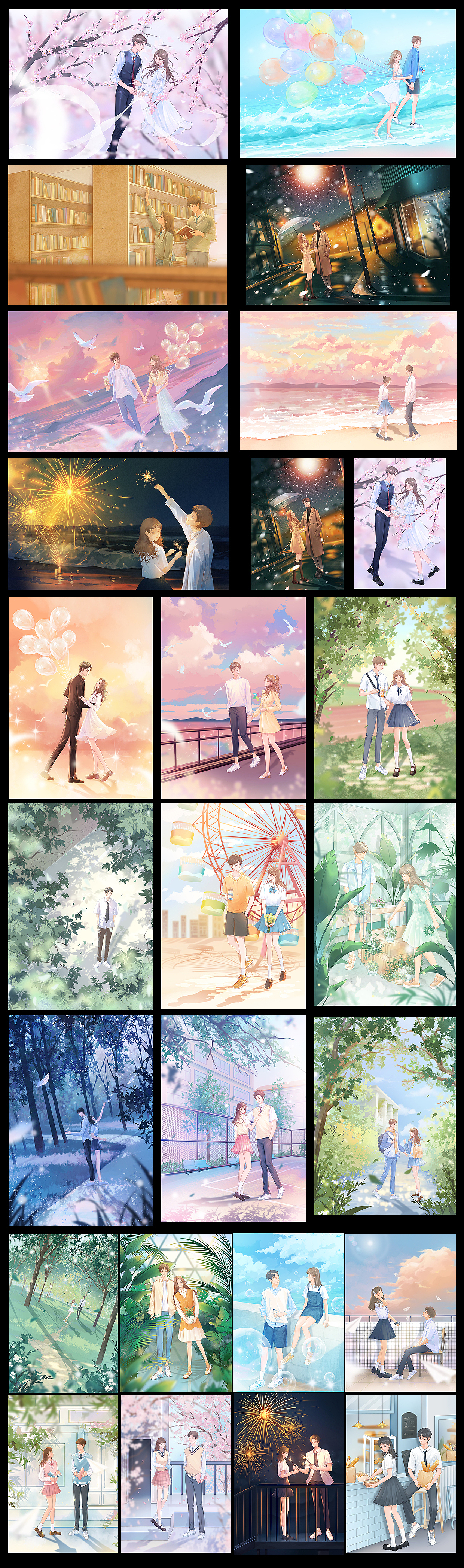 2022年插画年度总结（图ZMzI2ODgwNjY0） - 商业插画 - 站酷设计师幻想屿渔原创素材 - 站酷ZCOOL