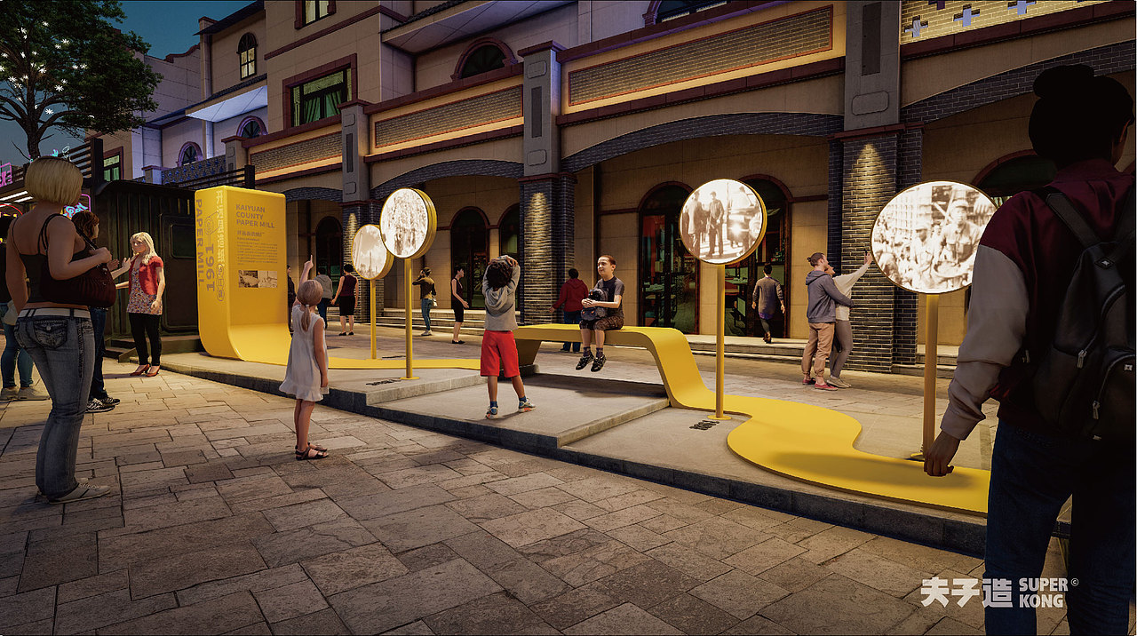 开远市南正街旅游文化示范街区（图ZMzQ5NjYwNzI0） - 景观设计 - 站酷设计师夫子造设计机构原创素材 - 站酷ZCOOL