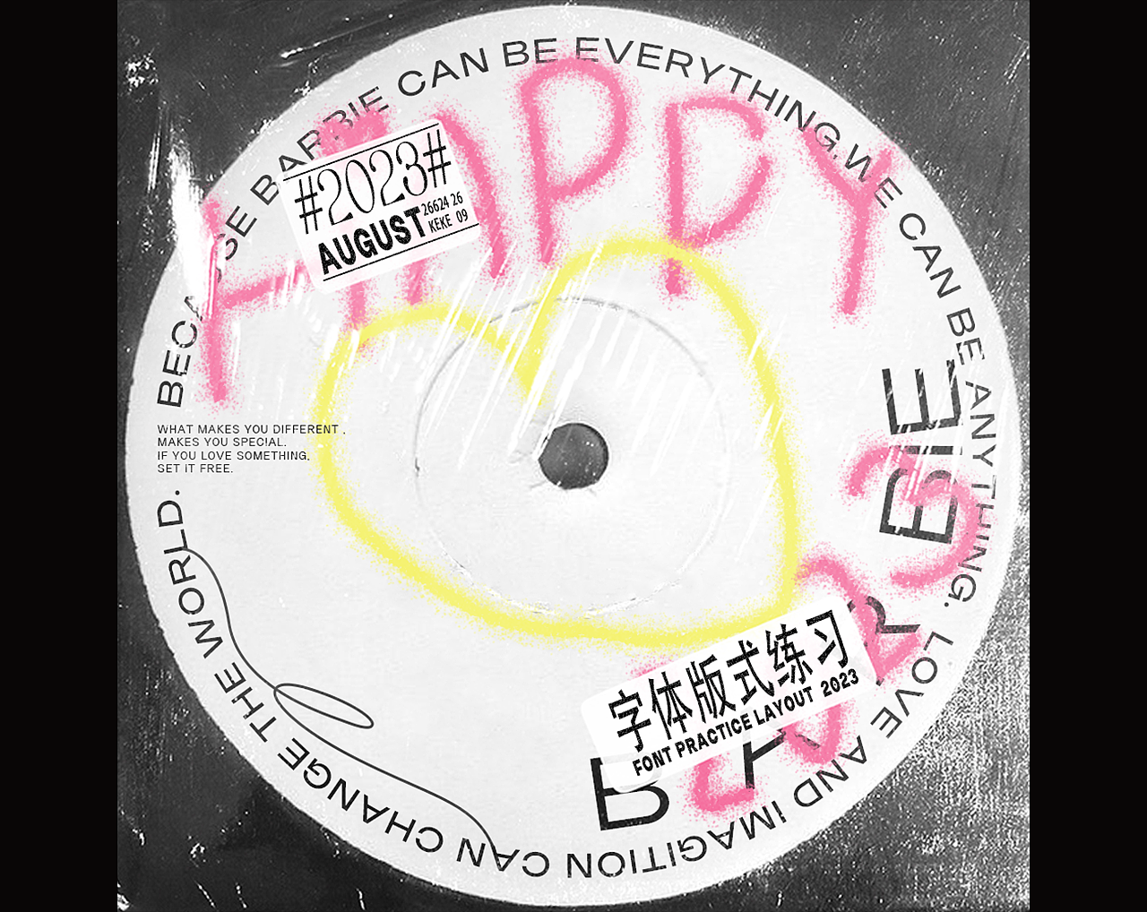 个人练习|CD版面设计