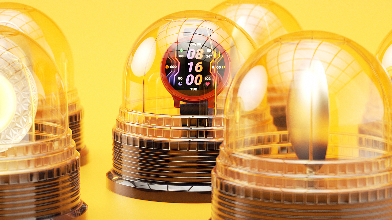 智能手表渲染 I Smart watch rendering（图ZMzQ1MjY2MTg0） - 产品 - 站酷设计师霄鹏XiAOPENG原创素材 - 站酷ZCOOL