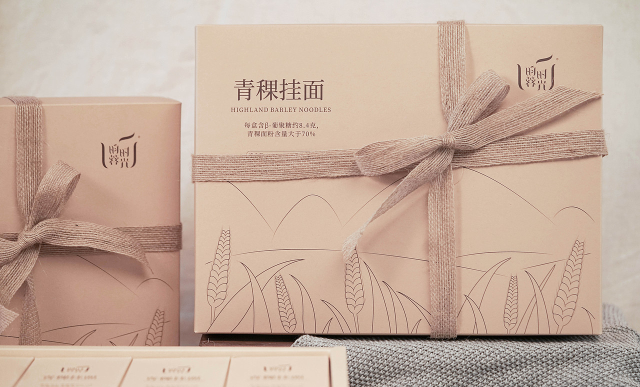 青稞挂面&青稞挂面礼盒拍摄