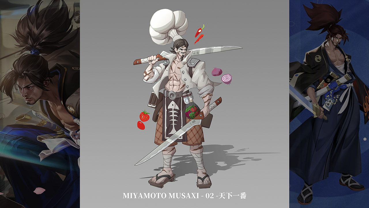 【王者荣耀宫本武藏】19款皮肤