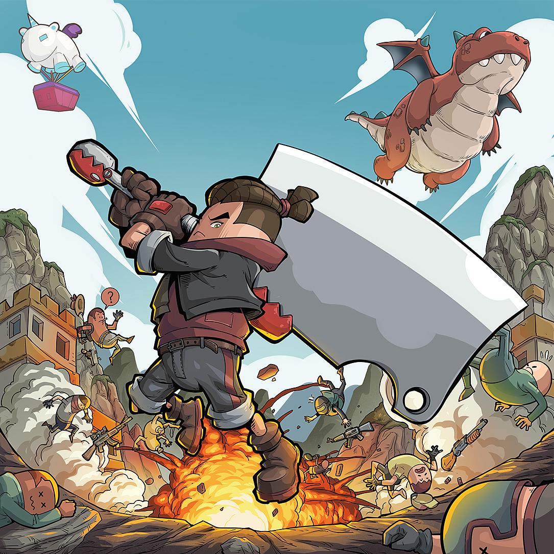 《香肠派对》（图ZMzIyNTkzNTcy） - 商业插画 - 站酷设计师杜三郎原创素材 - 站酷ZCOOL