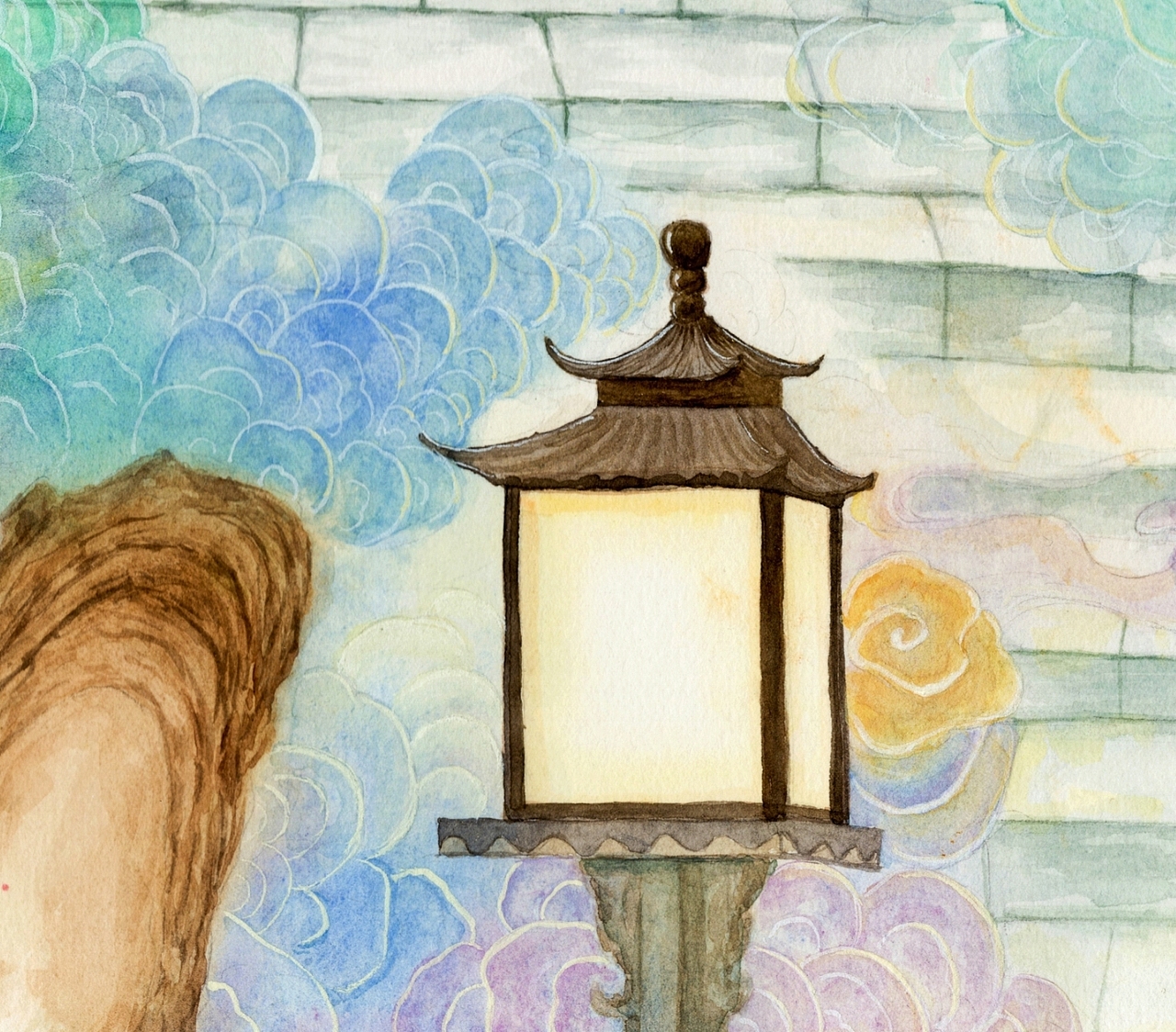 遇上（图ZMzQ5ODk1ODAw） - 艺术插画 - 站酷设计师槿上fern原创素材 - 站酷ZCOOL