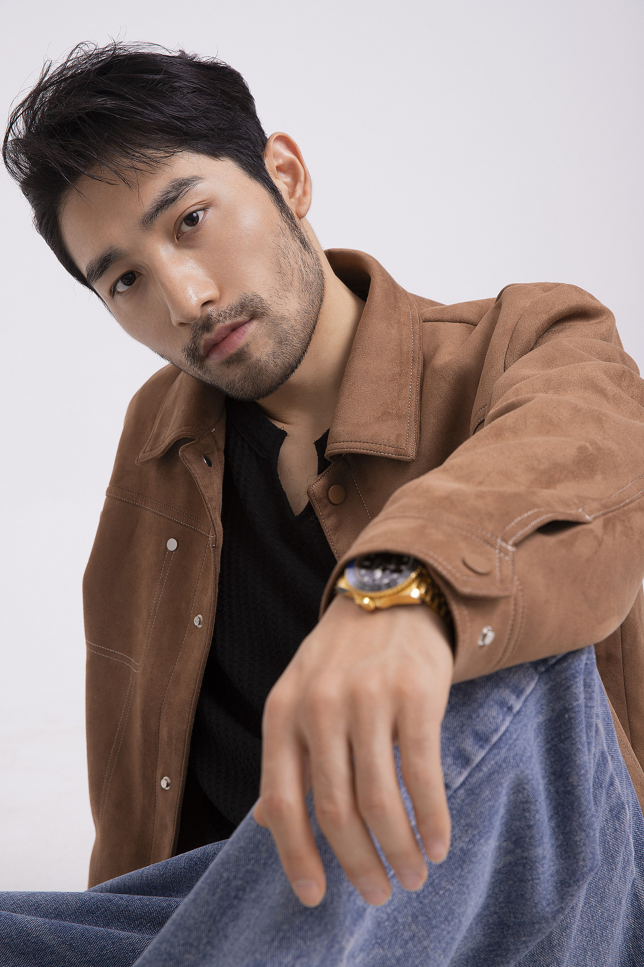 男装拍摄 白底图