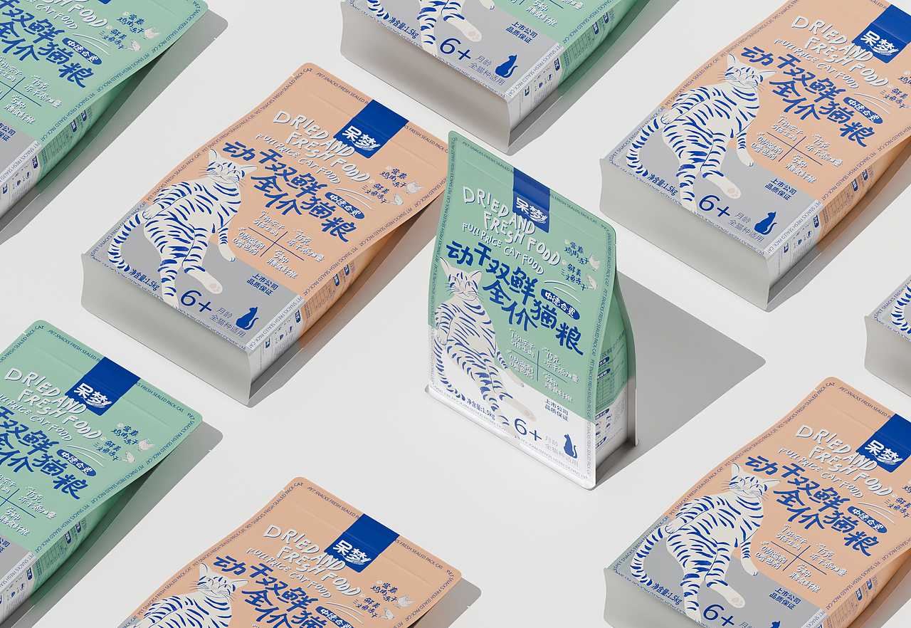 猫粮系列包装设计（图ZMzY2OTMyNDQ0） - 包装 - 站酷设计师郭玉龙原创素材 - 站酷ZCOOL