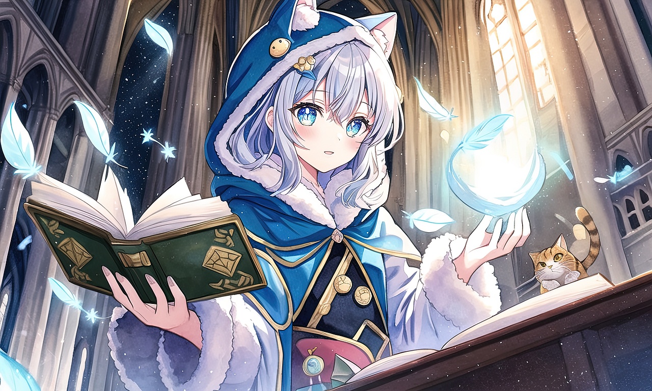 【喵酱AI绘图】魔法书院的管理员（图ZMzIyNTA2MTk2） - AI作品 - 站酷设计师是喵酱鸭原创素材 - 站酷ZCOOL
