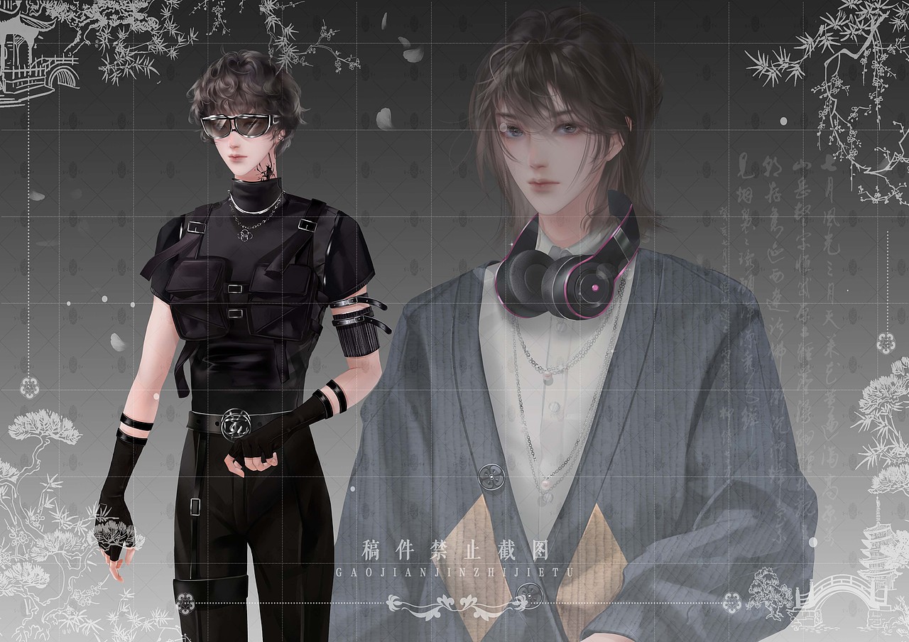 立绘合集（图ZMzI3MjYwMjQ0） - 商业插画 - 站酷设计师画画的符鱼原创素材 - 站酷ZCOOL