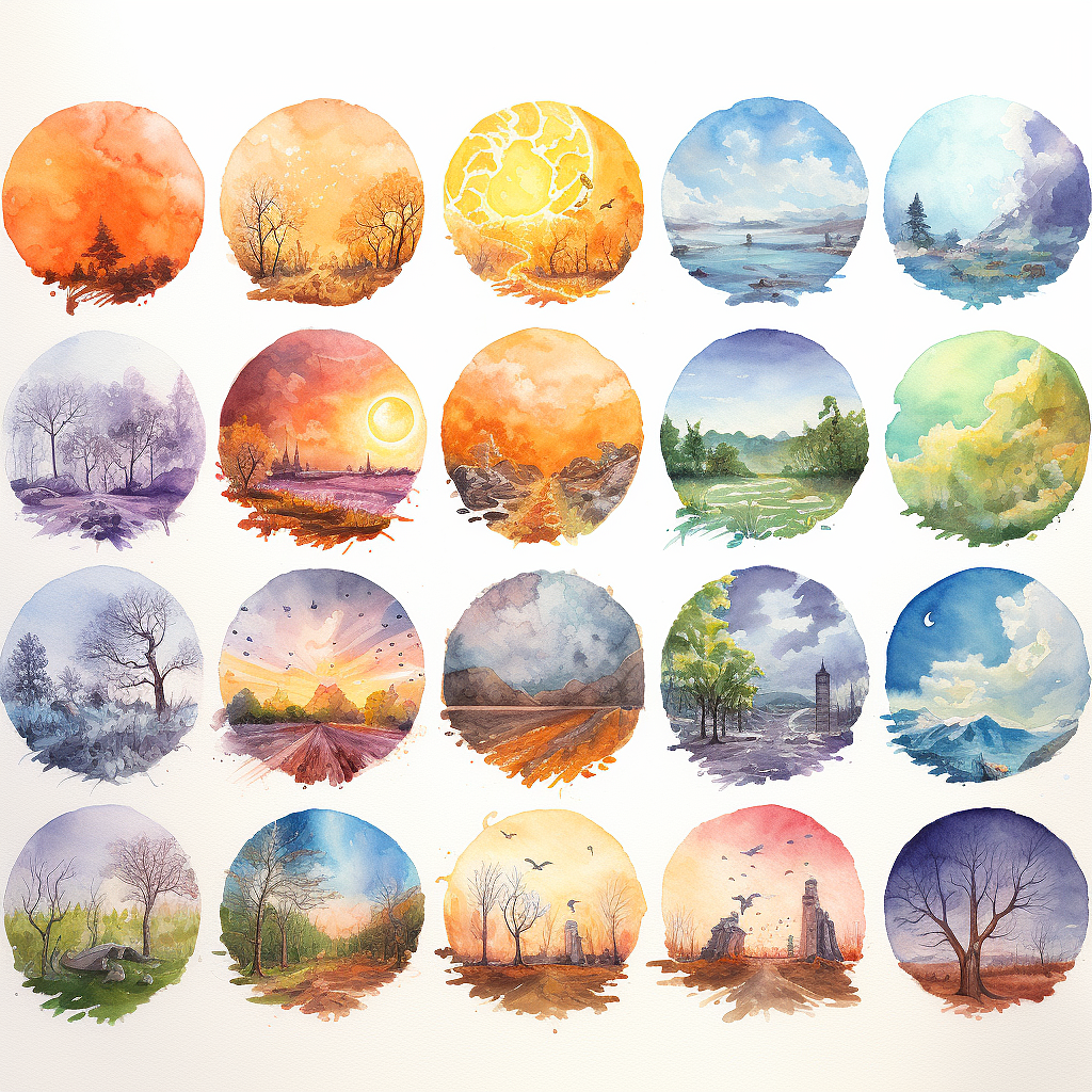 風景（圖ZMzU3MDY5OTI4） - 繪畫 - 站酷設(shè)計師愛吃魚的大獅子原創(chuàng)素材 - 站酷ZCOOL