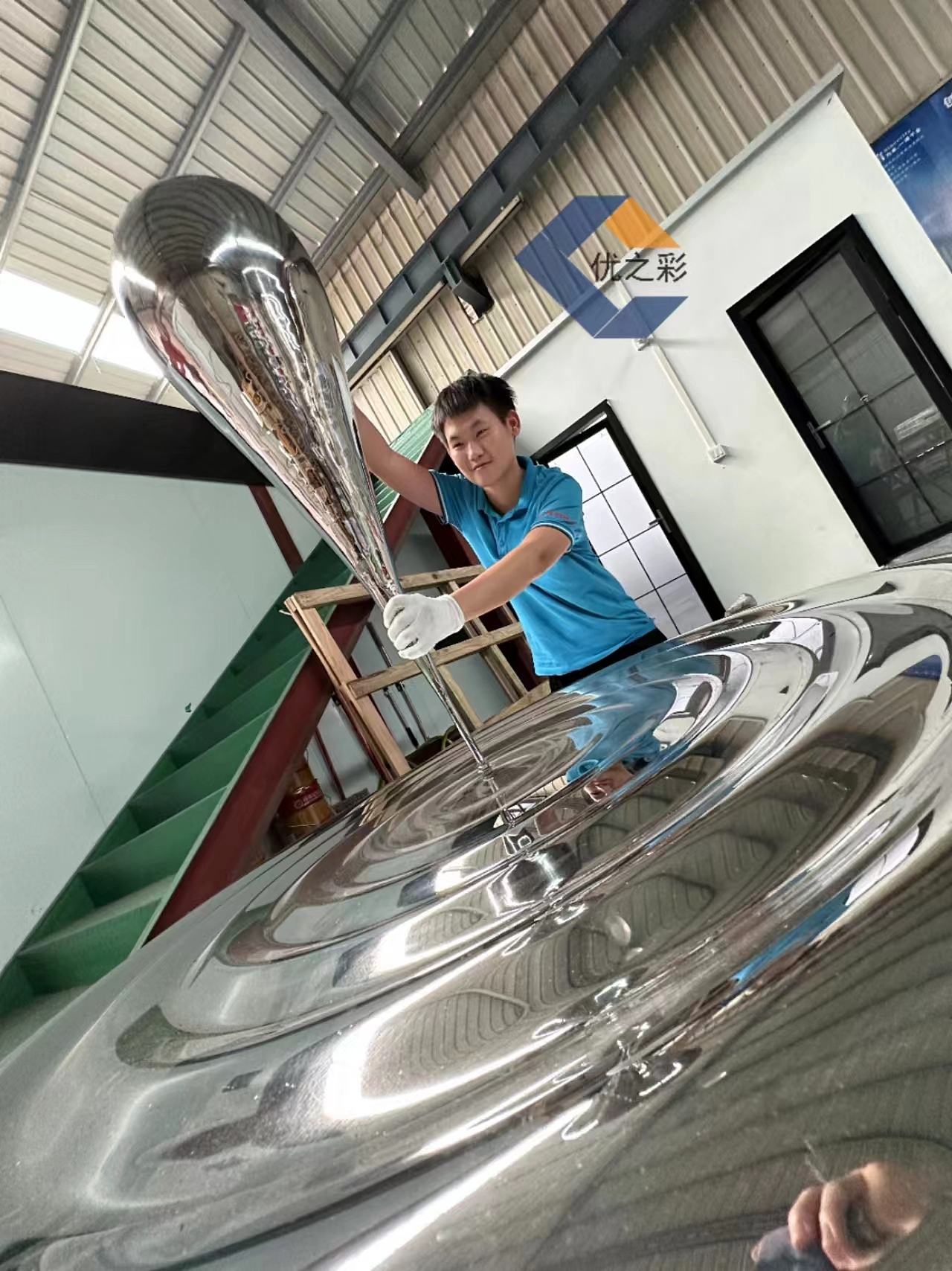 3D立体镜面不锈钢水滴水波纹