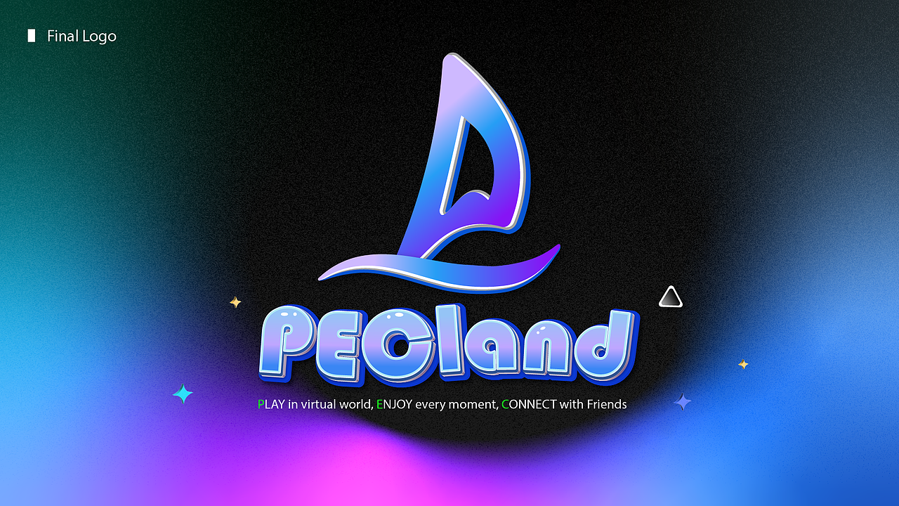 Pecland元宇宙游戏 Logo设计方案（图ZMzI5MDk5MDQ4） - Logo - 站酷设计师兴星xingxingzhao原创素材 - 站酷ZCOOL