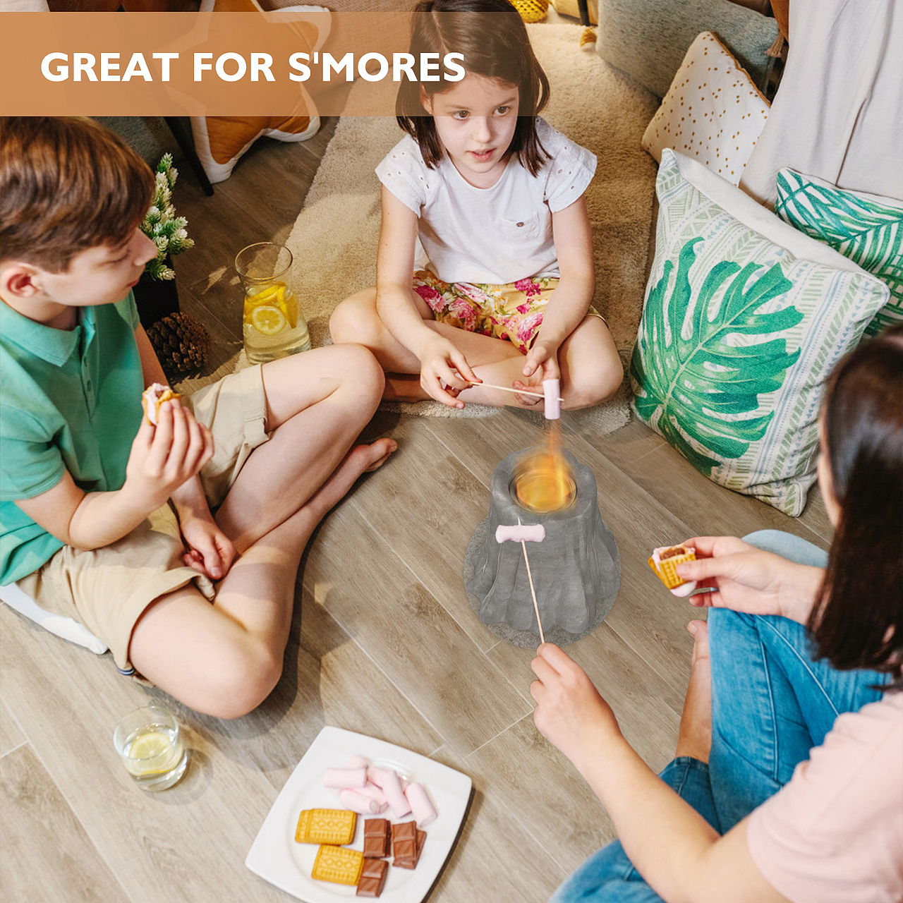 亚马逊电商-桌面壁炉套图