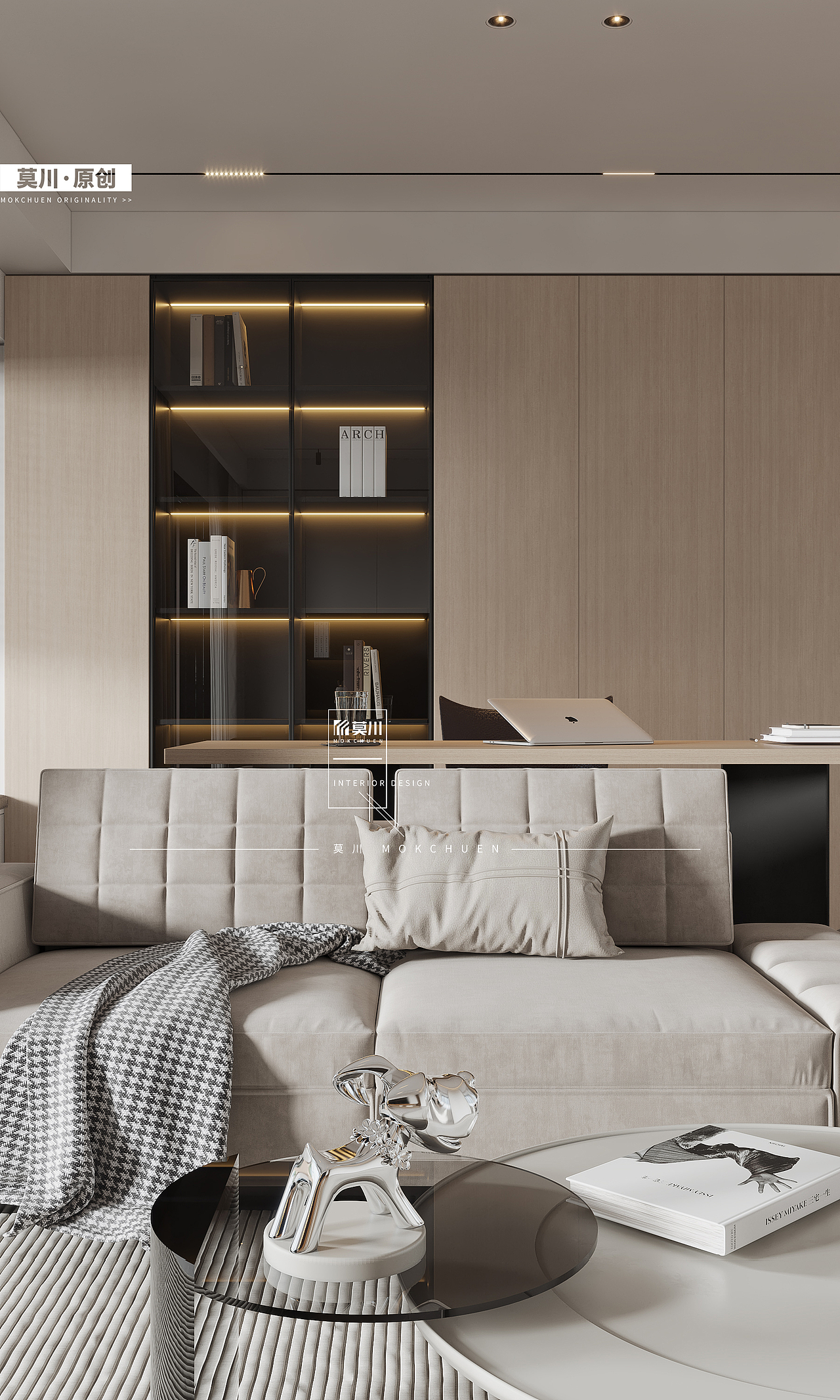 尖岗山壹号花园丨111㎡山景住宅，简约很开阔！（图ZMzE2OTg2OTE2） - 家装设计 - 站酷设计师莫川建筑空间设计原创素材 - 站酷ZCOOL