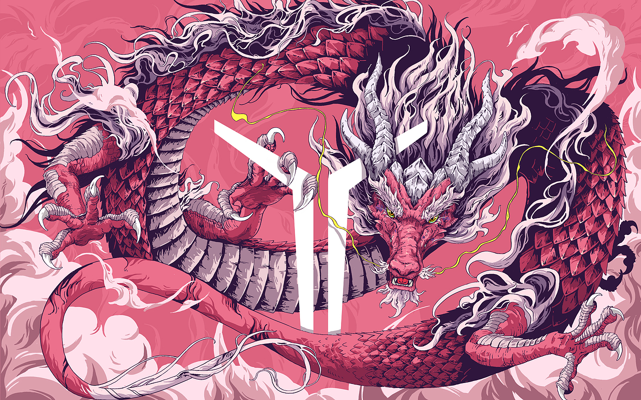 联想拯救者龙年壁纸设计（图ZMzYwNTI2OTIw） - 商业插画 - 站酷设计师西城Sakura原创素材 - 站酷ZCOOL