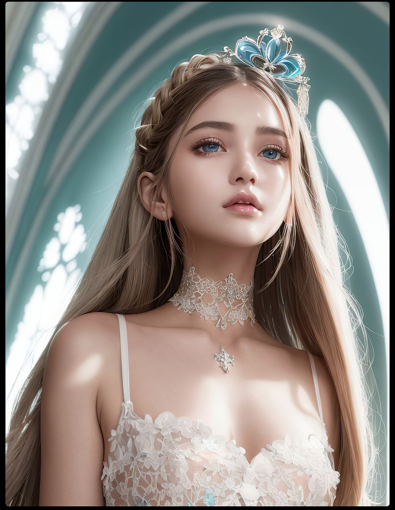 AI人像|梦中的女孩