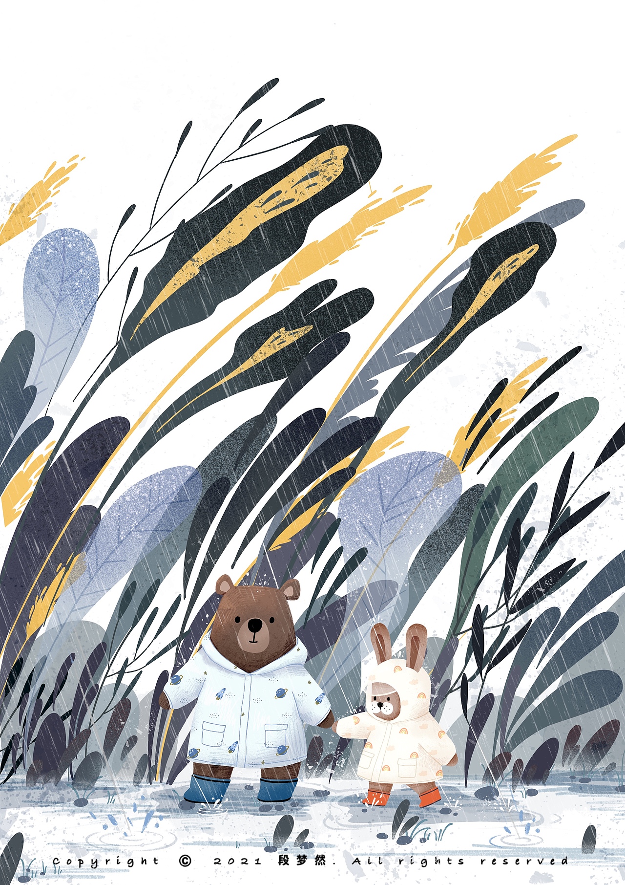 近期插画（上）-光明（图ZMzA1MTQ2MTg4） - 绘本 - 站酷设计师木木段的画画日常原创素材 - 站酷ZCOOL