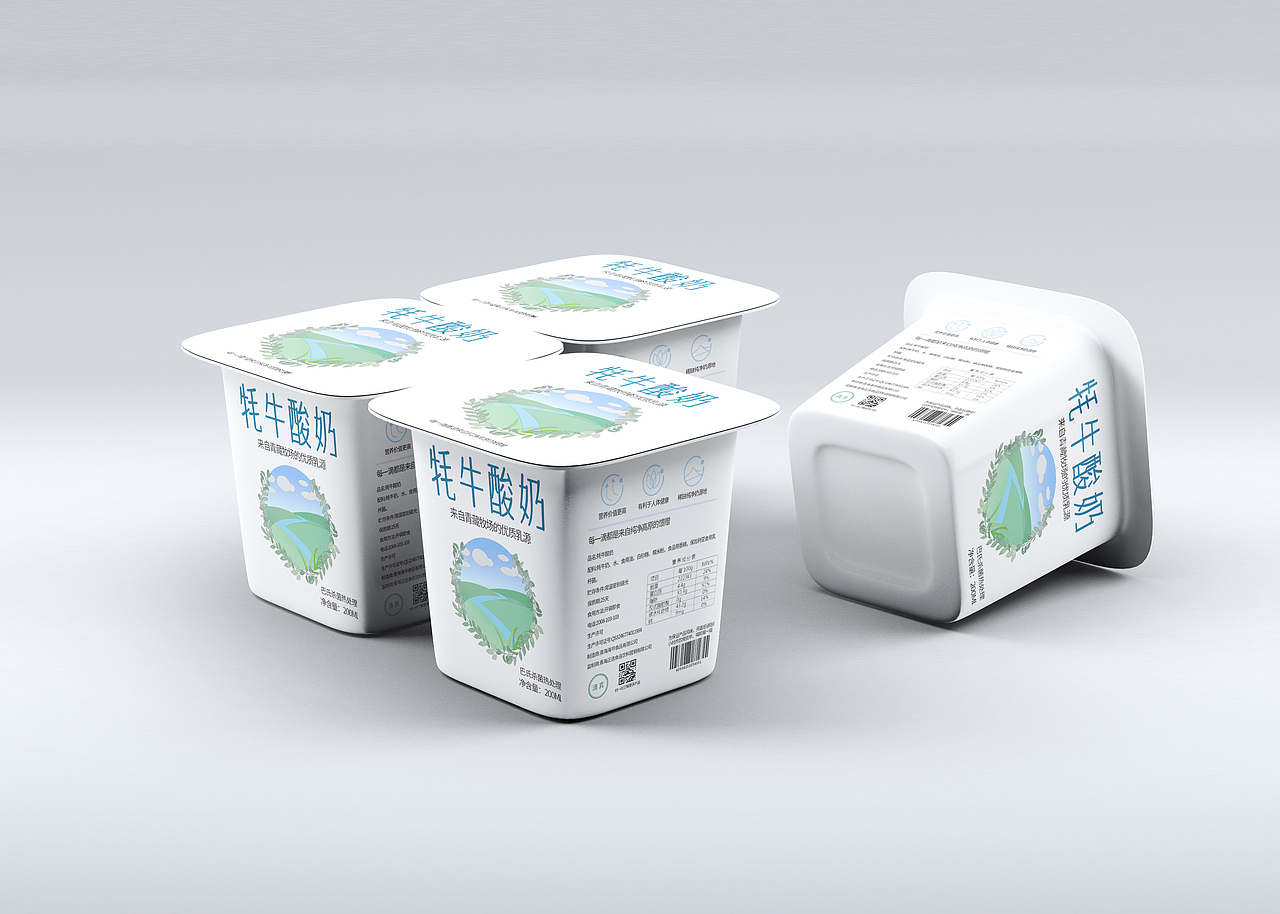 牦牛酸奶 | 包装设计