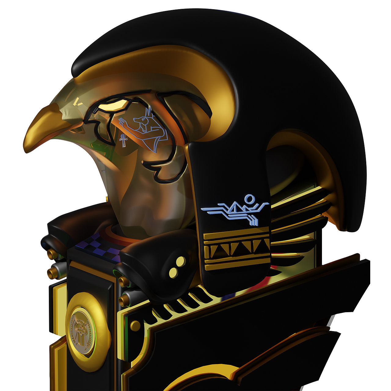 荷鲁斯之眼 游戏主机外观设计 以沙暴之力埋葬对手！（图ZMzQwMTU4MTgw） - 产品 - 站酷设计师菜狗子夏晓明原创素材 - 站酷ZCOOL