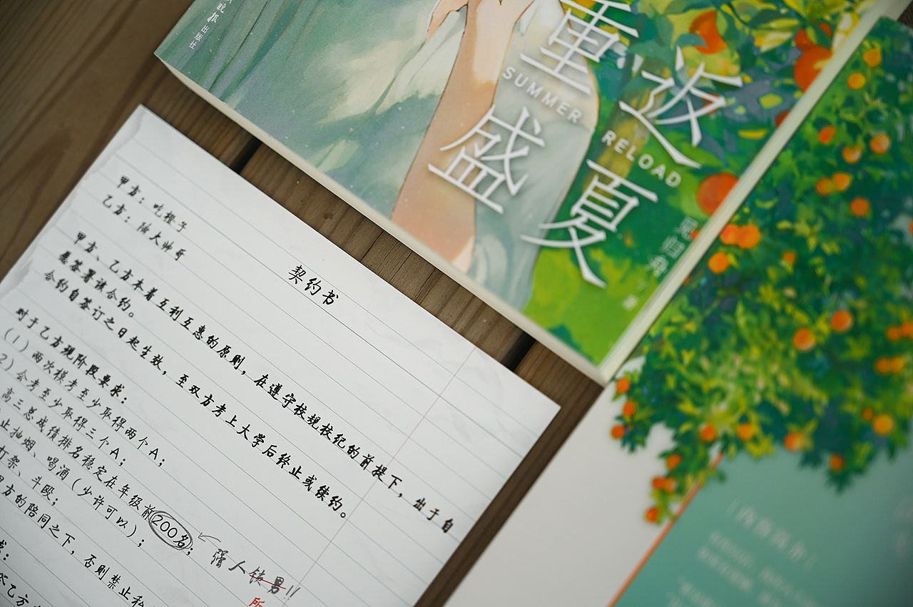 《重返盛夏》小说设计