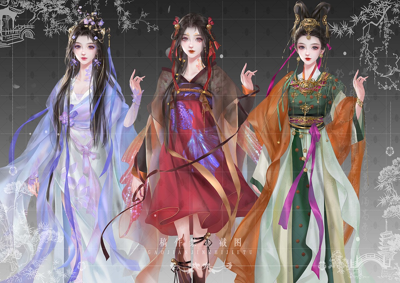 立绘合集（图ZMzI3MjYwMjYw） - 商业插画 - 站酷设计师画画的符鱼原创素材 - 站酷ZCOOL