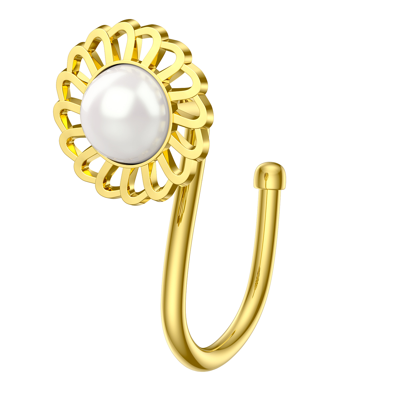 五金 · 浴帘挂钩（日常工作渲染图）