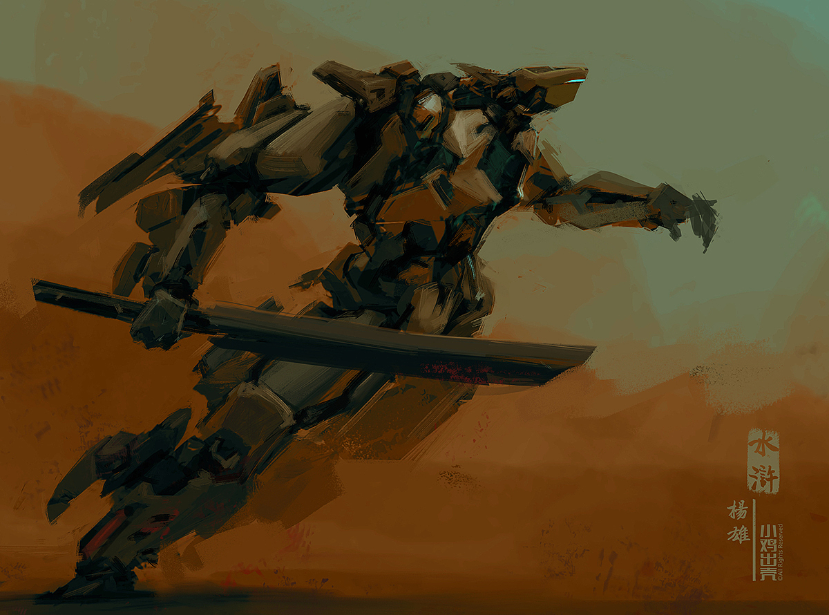 水浒人物,机甲造像 —— 第二弹