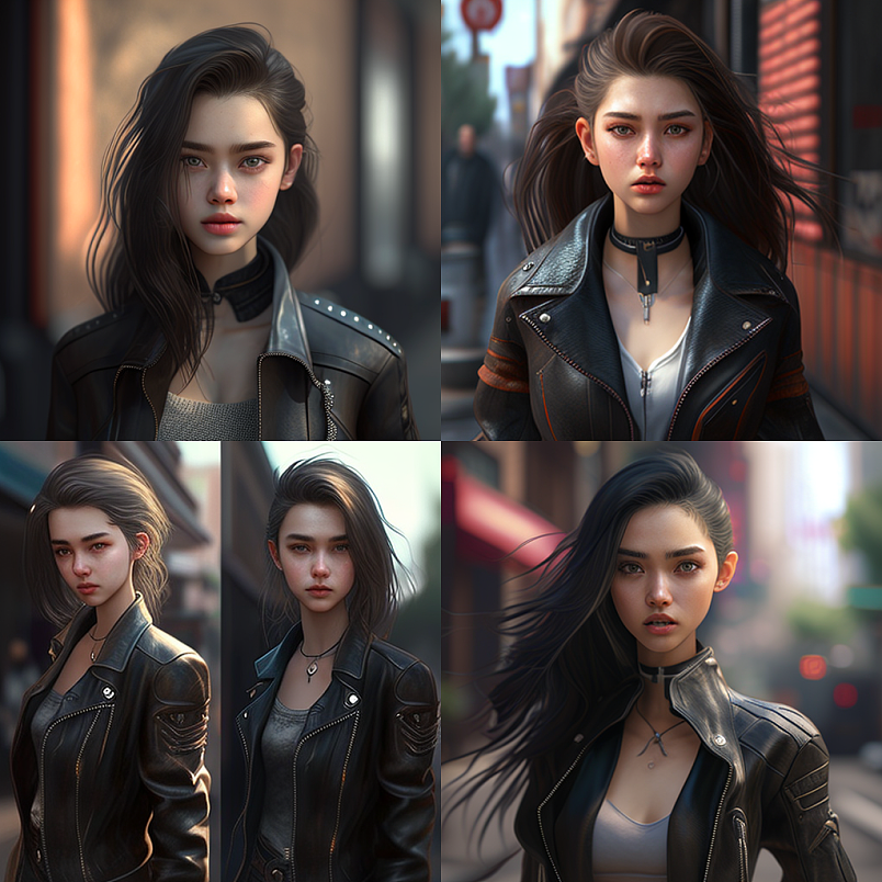 超写实亚洲girl-AI制图