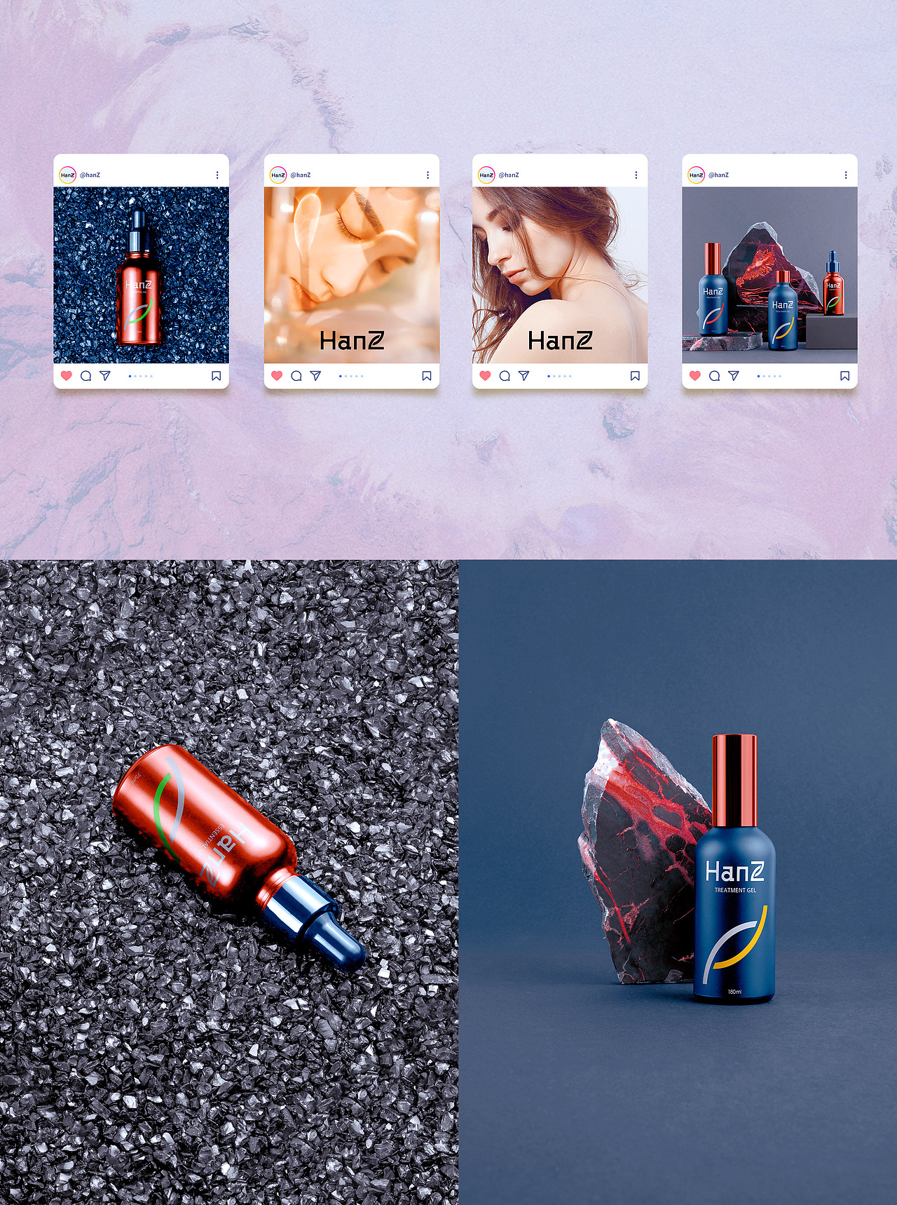 hanZ护肤品（图ZMzIyNjA3NDEy） - 包装 - 站酷设计师黑石工作室原创素材 - 站酷ZCOOL