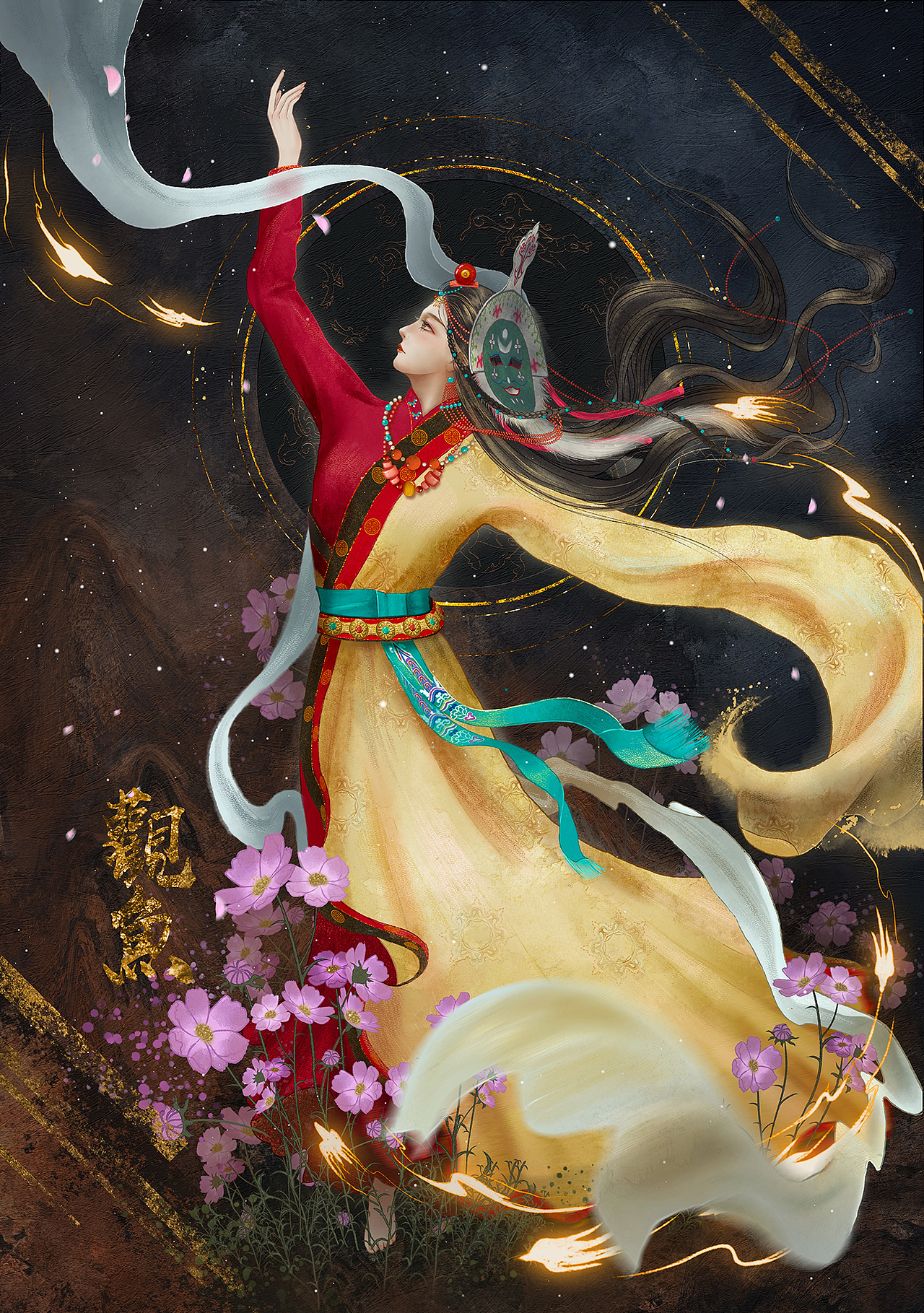 藏族系列「叁」—— 藏戏（图ZMzM0MjQwNDYw） - 创作习作 - 站酷设计师觀魚原创素材 - 站酷ZCOOL