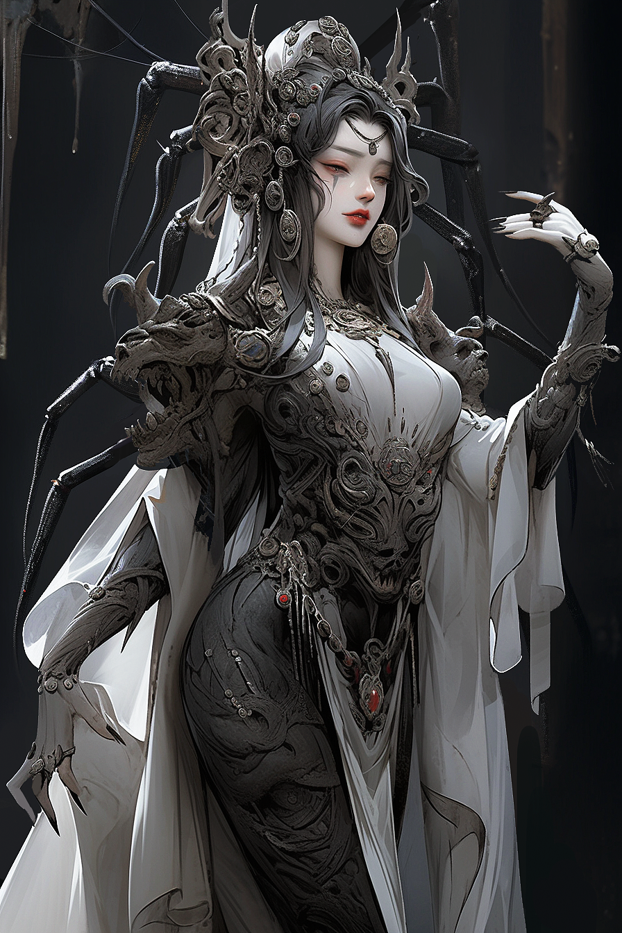 《暗黑西游—蜘蛛精》(ai系列）（图ZMzQwODU4NDY4） - 概念设定 - 站酷设计师mmzvp原创素材 - 站酷ZCOOL