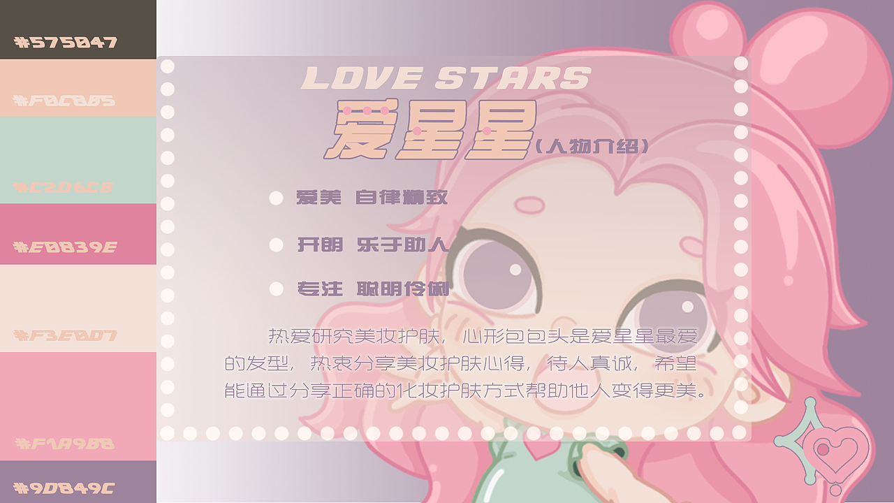 原创IP形象 | 爱星星IP吉祥物设计 | 美妆IP