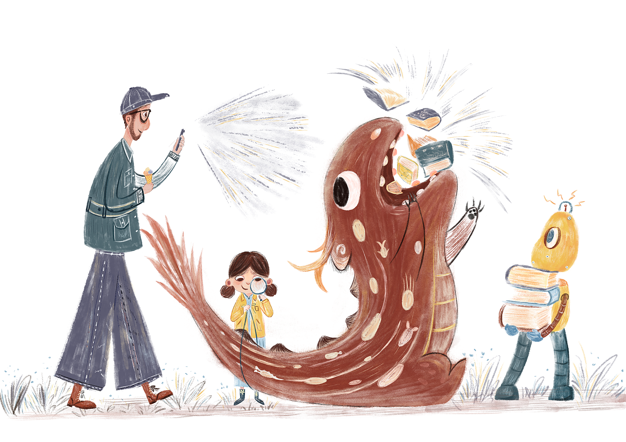 古灵精怪的想法（图ZMzQ1MjE5ODY4） - 儿童插画 - 站酷设计师时树dxschy树原创素材 - 站酷ZCOOL