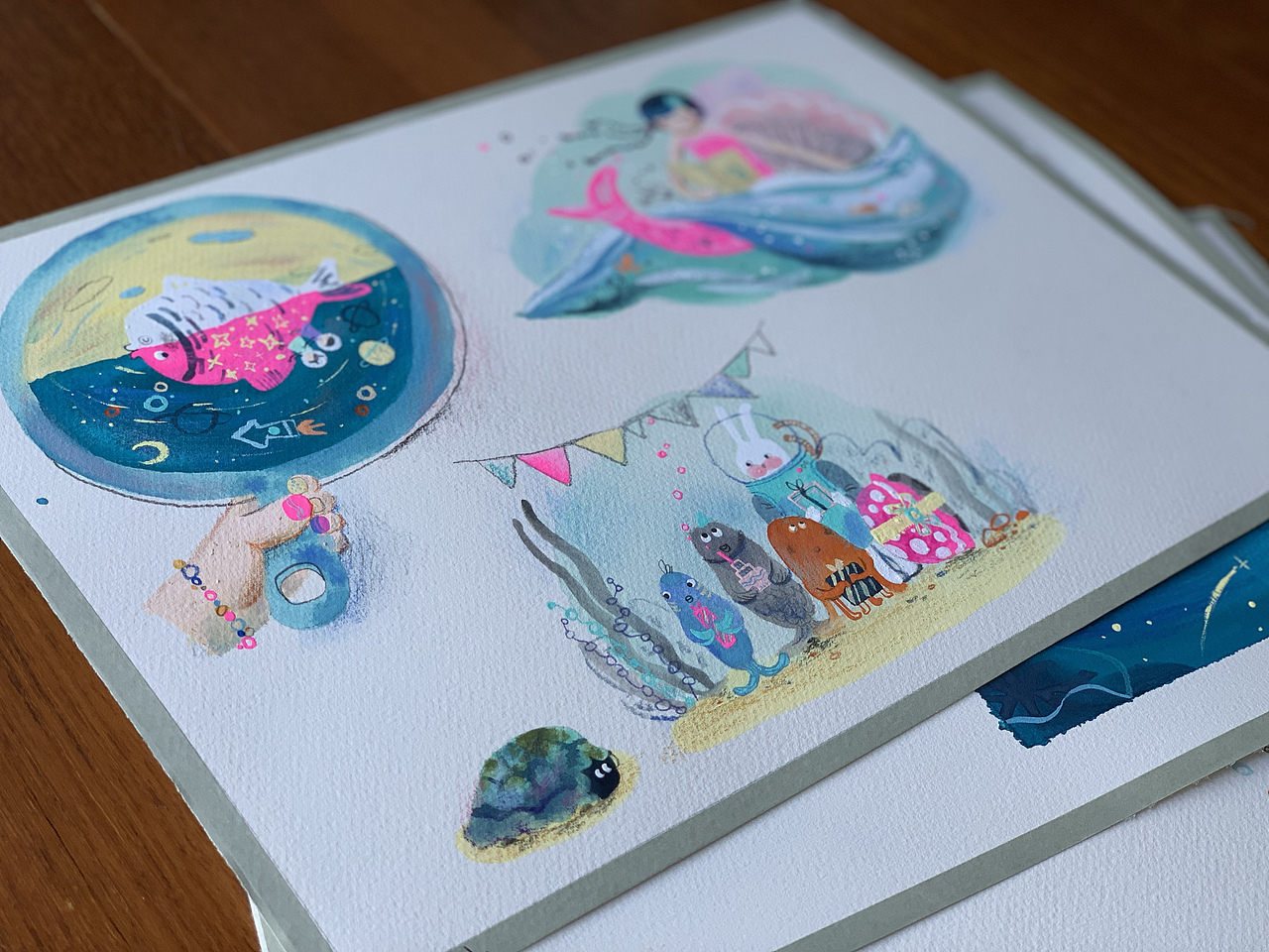 《小号童诗·动物园》插画创作