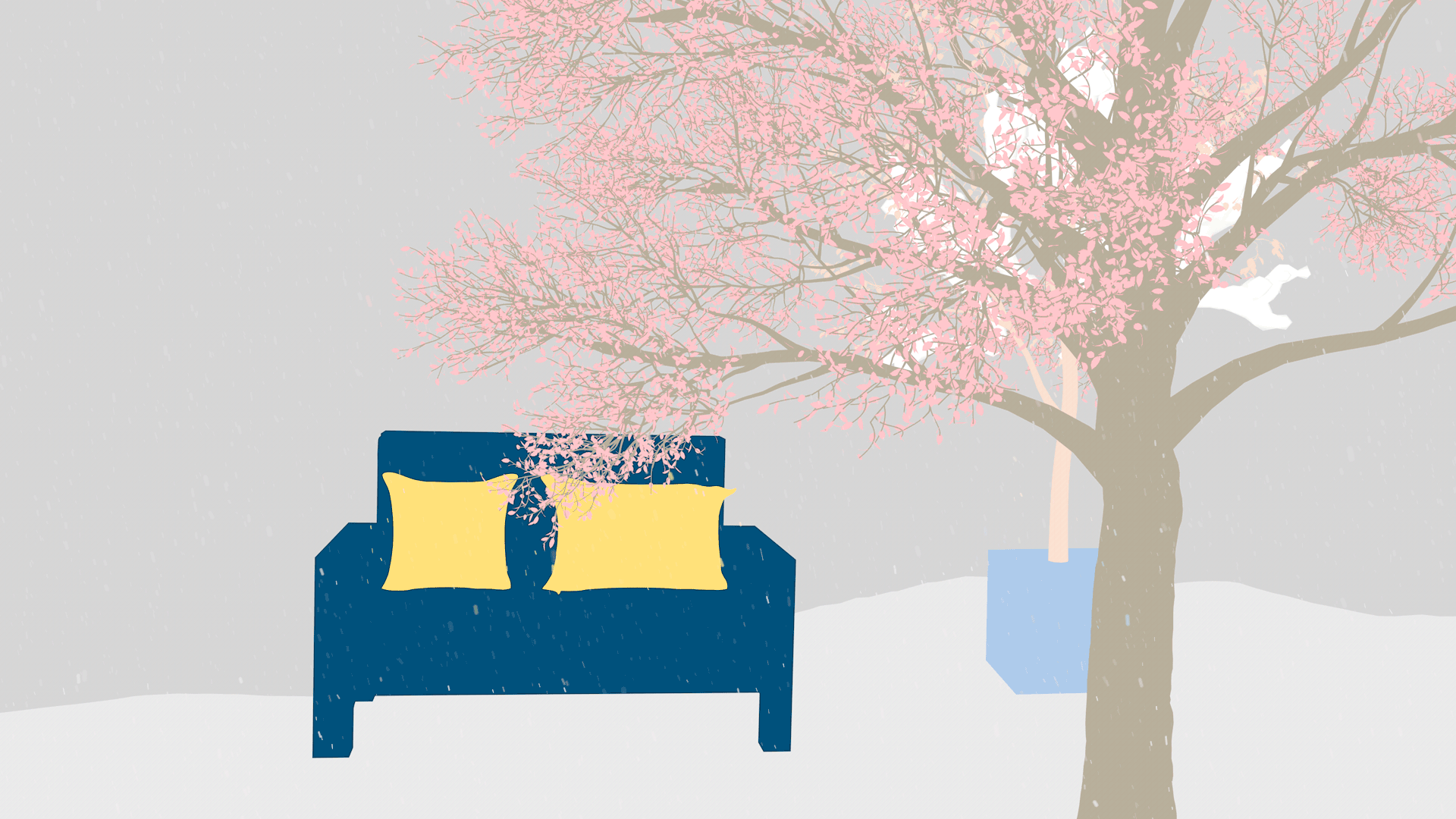 雪花,落下,心思微微泛起爱意。