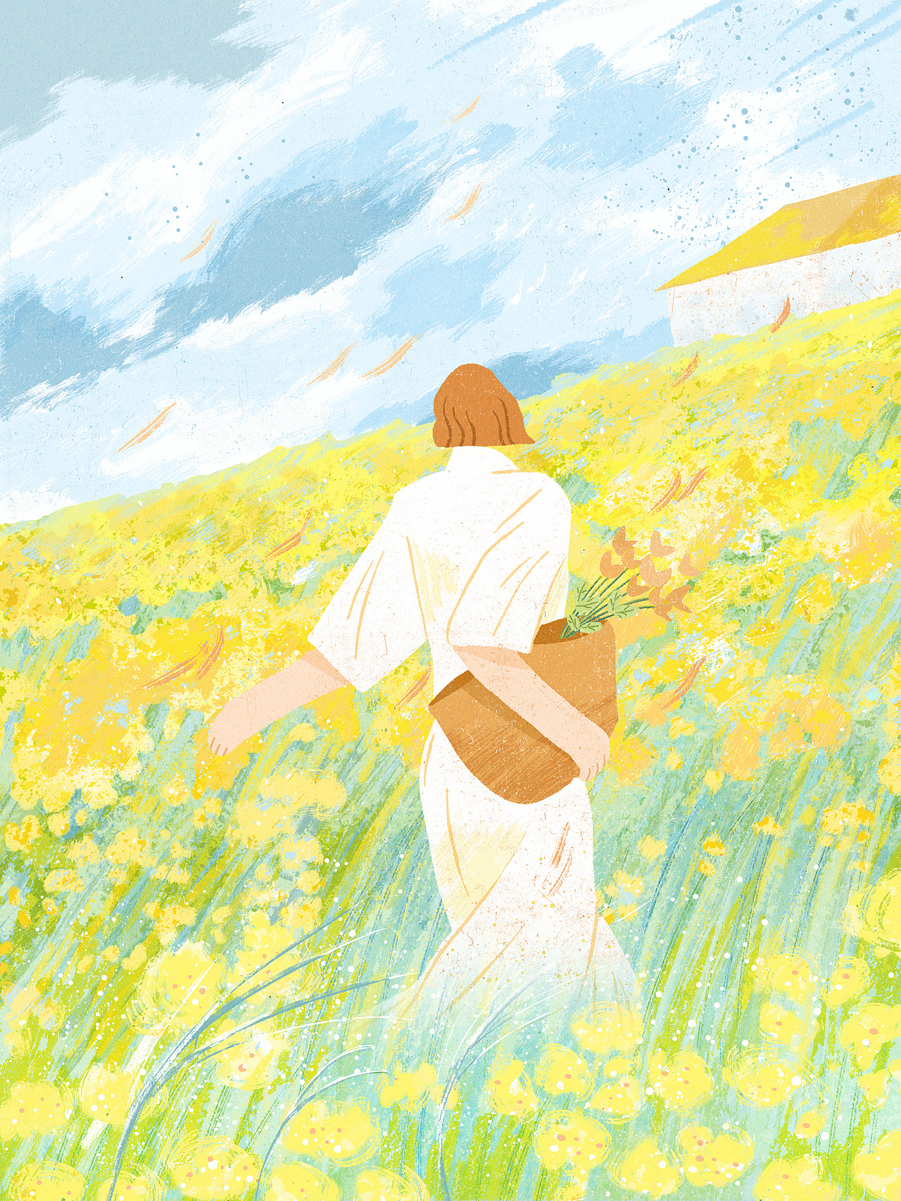 冰猫的春日之旅（图ZMjk3OTcwNTY0） - 商业插画 - 站酷设计师冰猫W原创素材 - 站酷ZCOOL