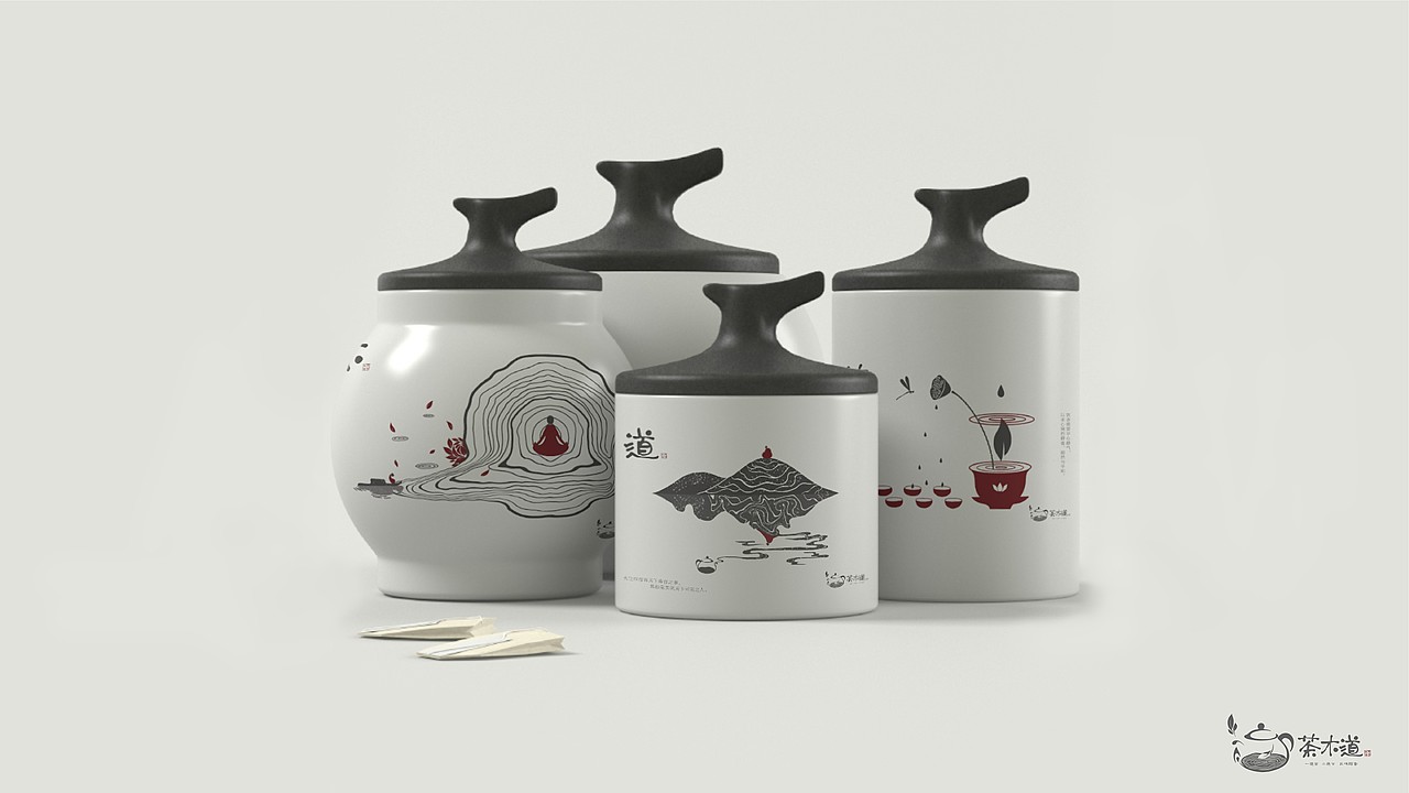 “茶木道”品牌形象设计（图ZMzQzNDM1MDUy） - 品牌 - 站酷设计师一凡子木Lxt原创素材 - 站酷ZCOOL