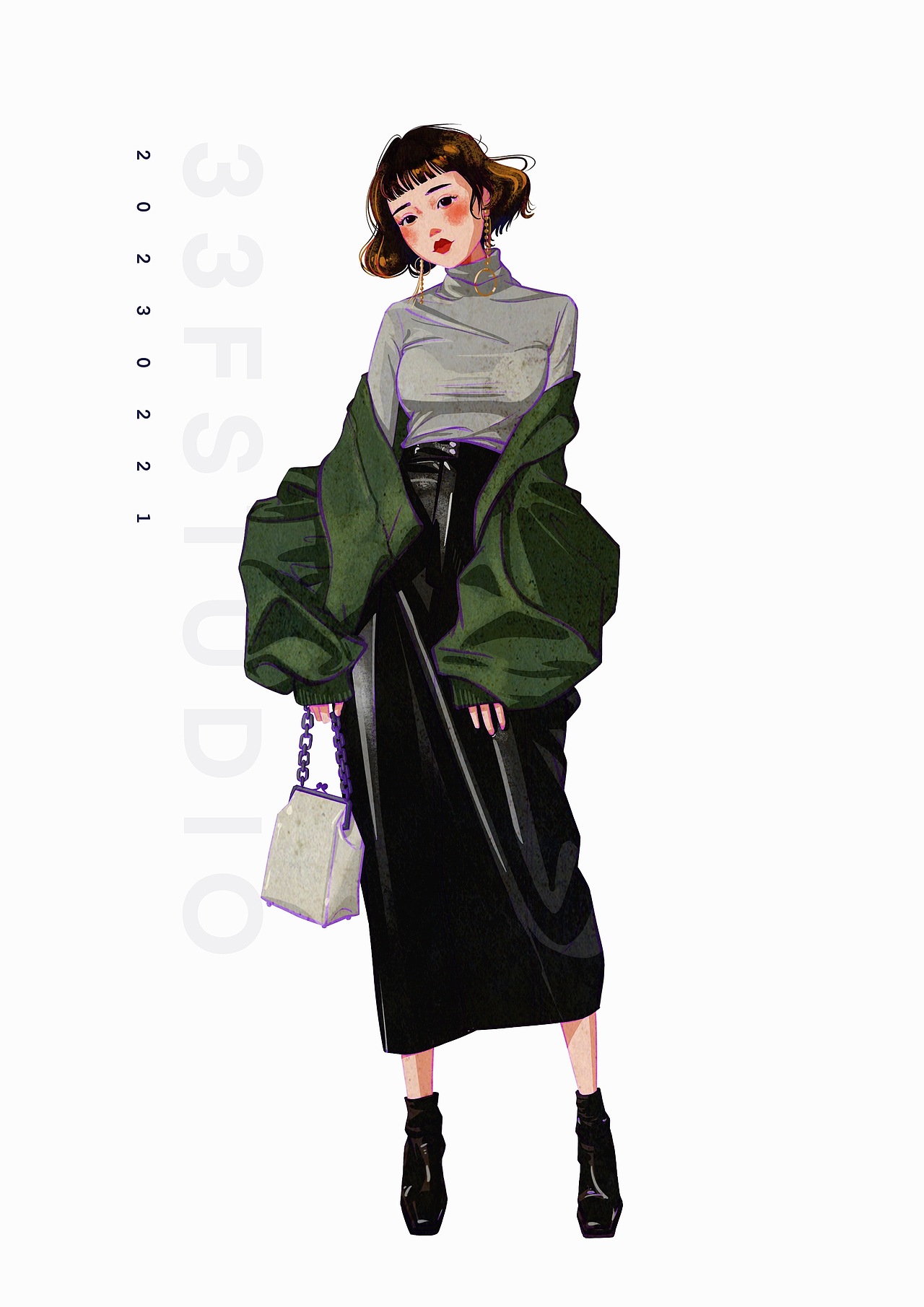 人物插画习作三