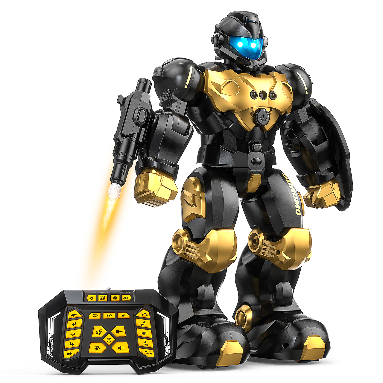 黑金机器人玩具