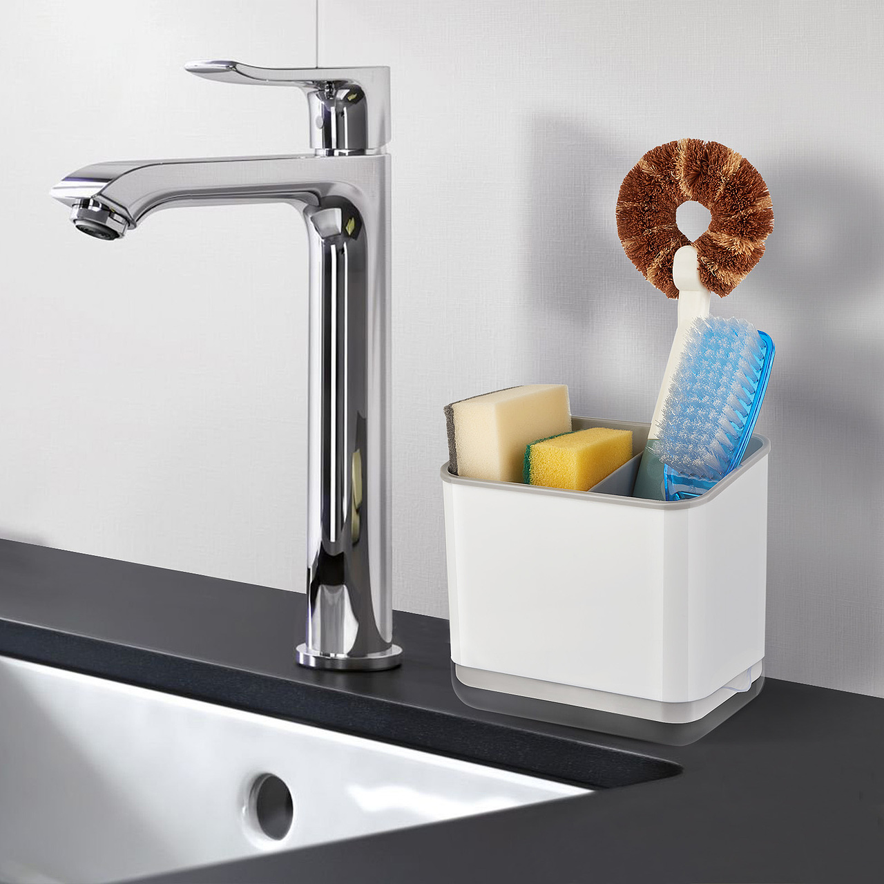 亚马逊厨房白色筷子筒精修设计摄影