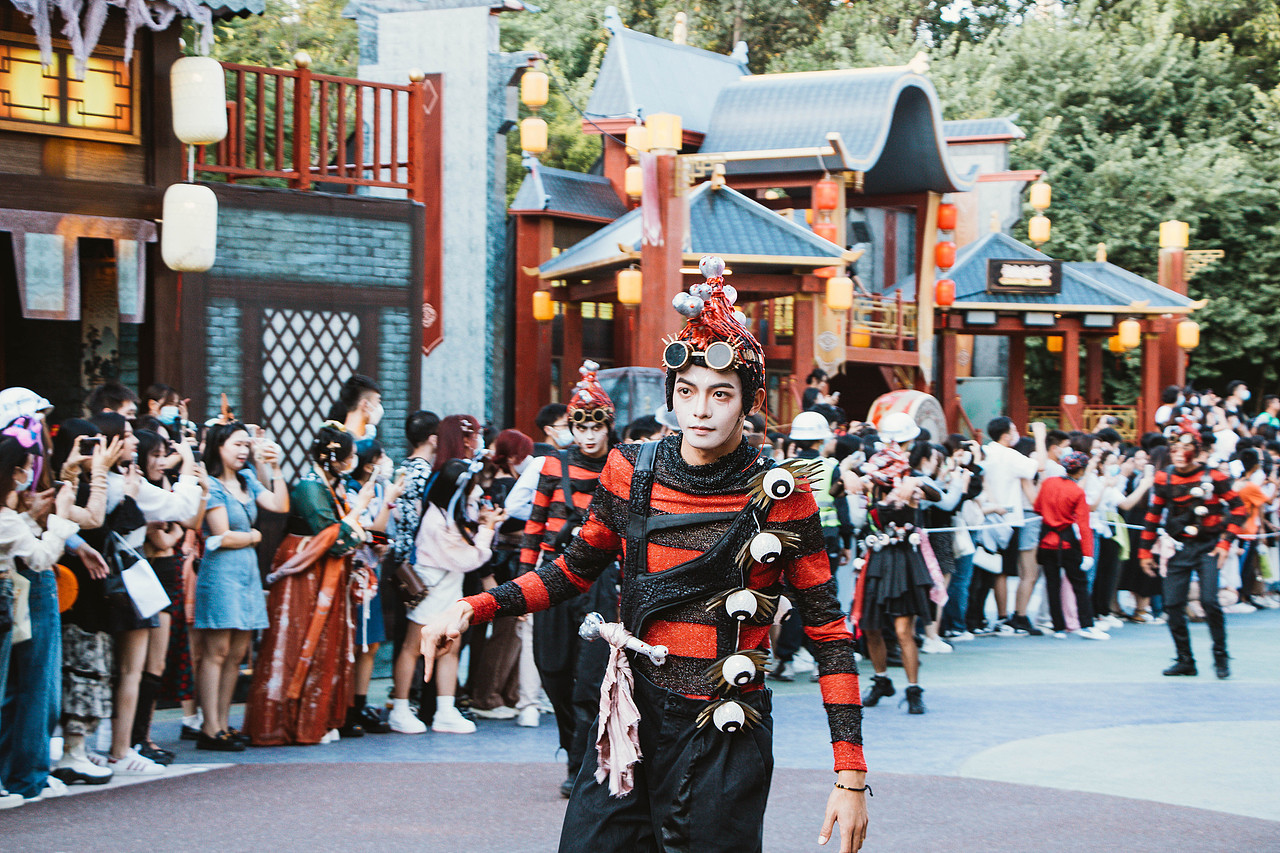 长隆万圣节最帅NPC人像摄影