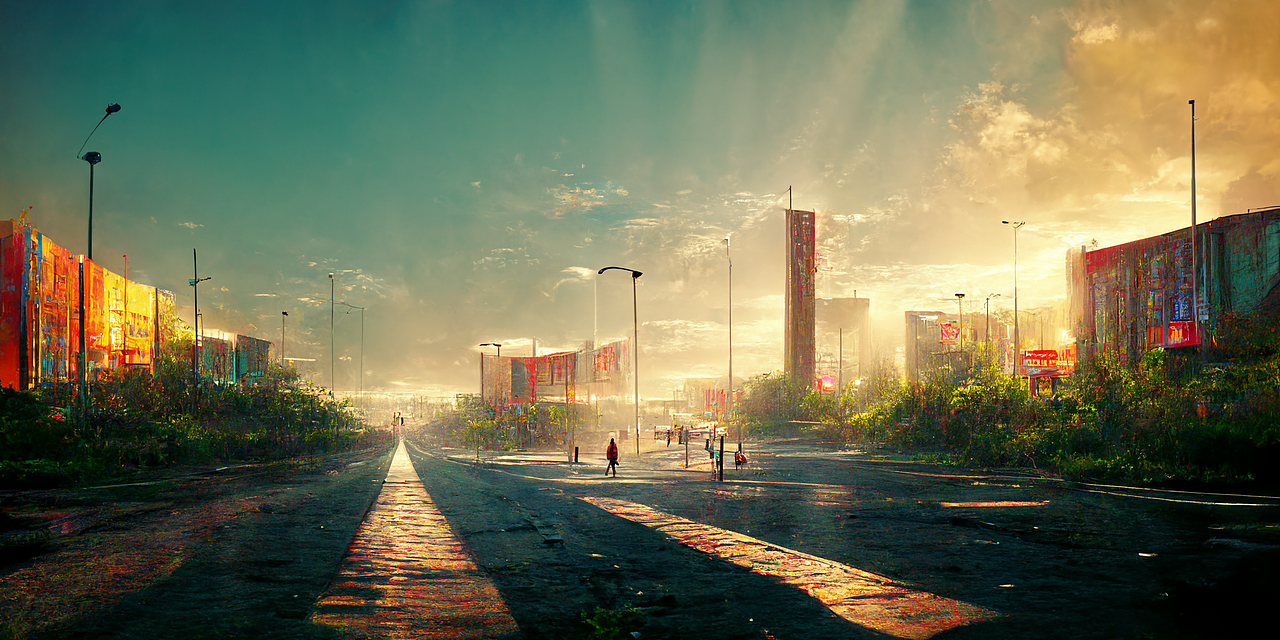 城市的十字路口