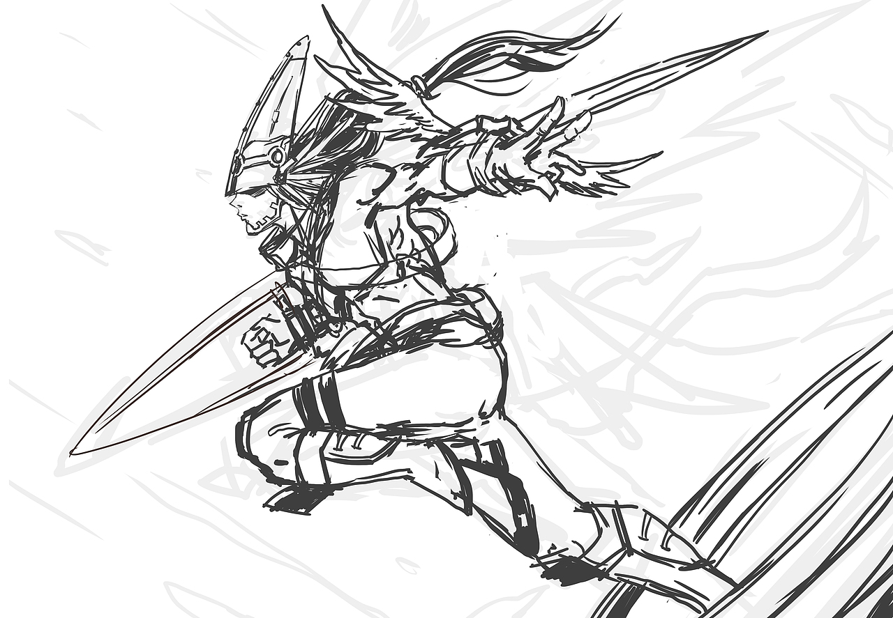 神圣天使兽（图ZMzI1OTQ0MzI4） - 商业插画 - 站酷设计师akira-49545原创素材 - 站酷ZCOOL