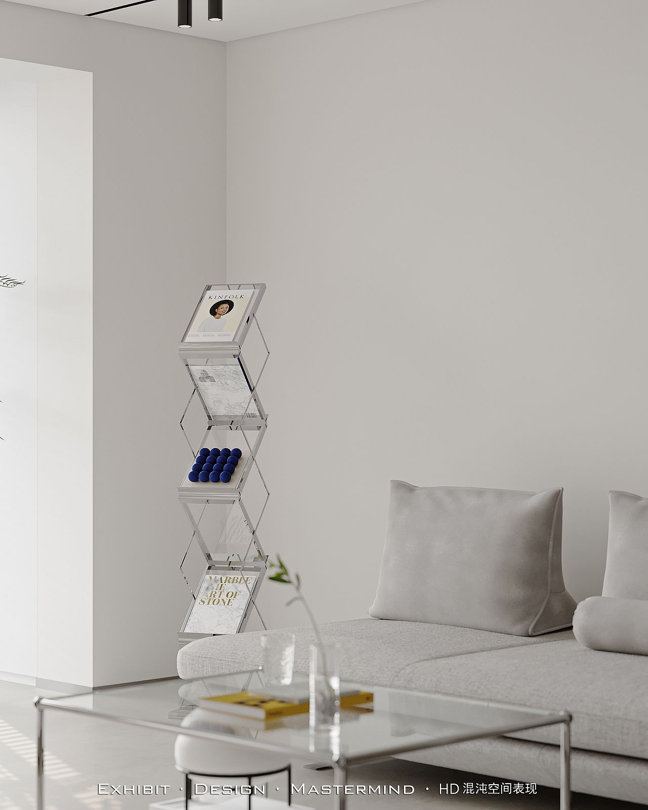 现代 极简风 平层客餐厅X 混沌空间表现