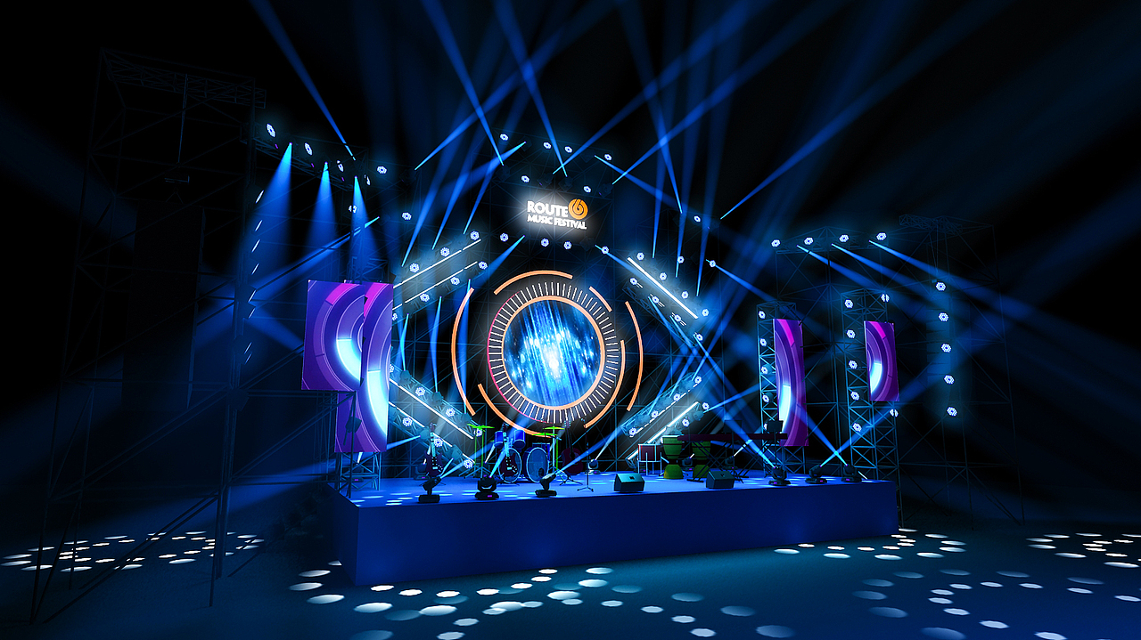 音乐节舞台（图ZMzExMjQ1ODUy） - 舞台美术 - 站酷设计师zyp1688原创素材 - 站酷ZCOOL