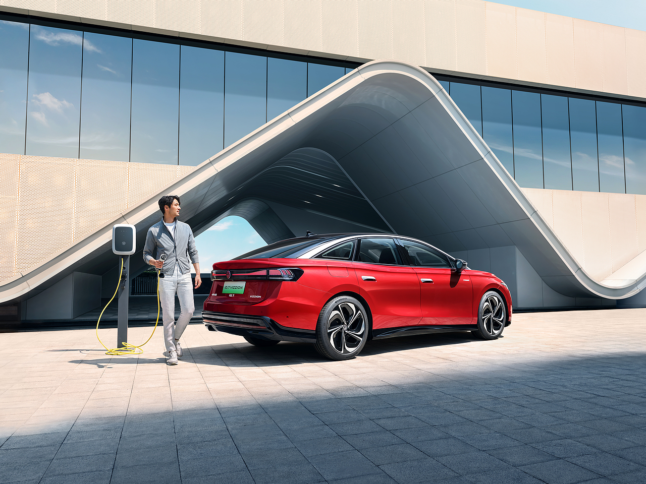 ID.7 VIZZION 一汽大众（图ZMzQyNTkwNjU2） - 修图/后期 - 站酷设计师修图师Santiago原创素材 - 站酷ZCOOL